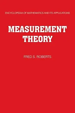 E-Book (pdf) Measurement Theory: Volume 7 von Fred S. Roberts