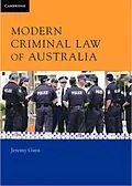 E-Book (pdf) Modern Criminal Law of Australia von Jeremy Gans