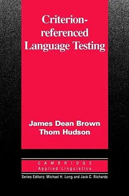 E-Book (pdf) Criterion-Referenced Language Testing von James Dean Brown