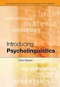 E-Book (epub) Introducing Psycholinguistics von Paul Warren