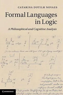 E-Book (epub) Formal Languages in Logic von Catarina Dutilh Novaes