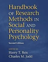 E-Book (epub) Handbook of Research Methods in Social and Personality Psychology von 