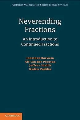 E-Book (epub) Neverending Fractions von Jonathan Borwein