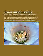Couverture cartonnée 2010 in rugby league de 