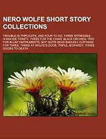 Couverture cartonnée Nero Wolfe short story collections de 