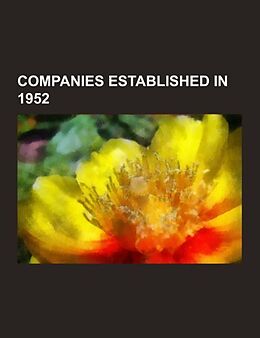 Kartonierter Einband Companies established in 1952 von 
