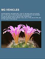 Couverture cartonnée MG vehicles de 