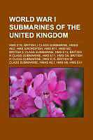 Couverture cartonnée World War I submarines of the United Kingdom de 