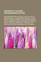 Kartonierter Einband (Kt) Überholte Theorie (Geowissenschaften) von 