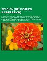 Kartonierter Einband Division (Deutsches Kaiserreich) von 