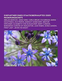 Kartonierter Einband Ehepartner eines Staatsoberhauptes oder Regierungschefs von 