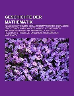 Kartonierter Einband Geschichte der Mathematik von 