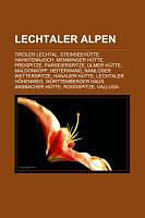Kartonierter Einband Lechtaler Alpen von 