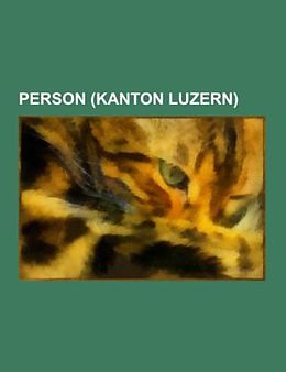 Kartonierter Einband Person (Kanton Luzern) von 
