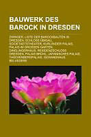Kartonierter Einband Bauwerk des Barock in Dresden von 
