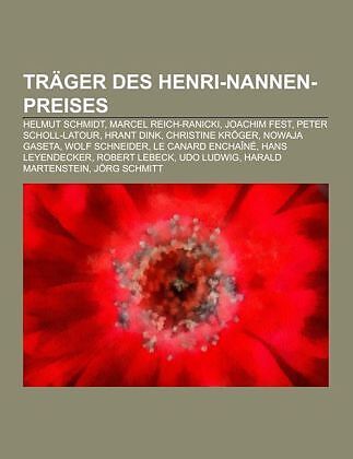 Träger des Henri-Nannen-Preises