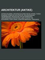 Kartonierter Einband Architektur (Antike) von 