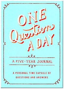 Kartonierter Einband One Question a Day: A Five-Year Journal von Aimee Chase