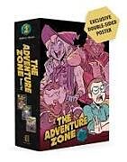 Couverture cartonnée The Adventure Zone Boxed Set: Here There Be Gerblins, Murder on the Rockport Limited! and Petals to the Metal de Clint McElroy, Griffin McElroy, Justin McElroy