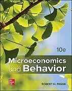 Livre Relié Microeconomics and Behavior de Robert Frank