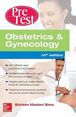 E-Book (epub) Obstetrics And Gynecology PreTest Self-Assessment And Review, 14th Edition von Karen M. Schneider