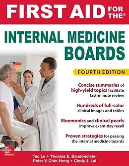 E-Book (epub) First Aid for the Internal Medicine Boards, Fourth Edition von Tao Le, Tom Baudendistel, Peter Chin-Hong