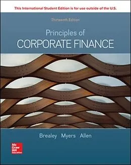 Kartonierter Einband ISE Principles of Corporate Finance von Richard Brealey, Stewart Myers, Franklin Allen