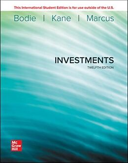Kartonierter Einband Investments von Zvi Bodie, Alex Kane, Alan Marcus