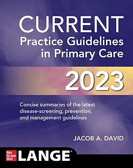 E-Book (epub) CURRENT Practice Guidelines in Primary Care 2023 von Jacob A. David