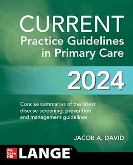 E-Book (epub) CURRENT Practice Guidelines in Primary Care 2024 von Jacob A. David