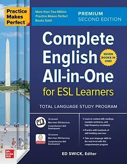E-Book (epub) Practice Makes Perfect: Complete English All-in-One for ESL Learners, Premium Second Edition von Ed Swick