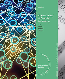 Couverture cartonnée Cornerstones of Financial Accounting, International Edition (with 10K Report) de Don (Oklahoma State University) Hansen, Maryanne (Oklahoma State University) Mowen, Jay (Illinois State University) Rich