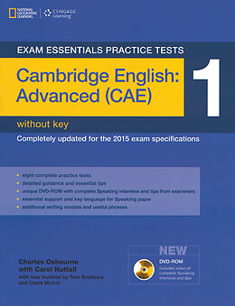 Couverture cartonnée Exam Essentials Practice Tests: Cambridge English Advanced 1 with DVD-ROM de Eunice Yeates, Tom Bradbury