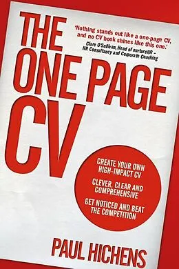 E-Book (pdf) One Page CV, The von Paul Hichens