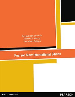 eBook (pdf) Psychology and Life de Richard J. Gerrig