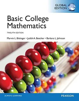 E-Book (pdf) Basic College Mathematics, Global Edition von Marvin L. Bittinger, Judith A. Beecher, Barbara L. Johnson