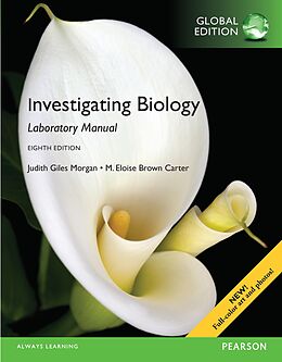 eBook (pdf) eBook Instant Access for Investigating Biology Lab Manual, Global Edition de Judith Giles Morgan, M. Eloise Brown Carter