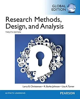 E-Book (pdf) Research Methods, Design, and Analysis eBook PDF, Global Edition von Larry B. Christensen, R. Burke Johnson, Lisa A. Turner