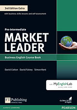 Couverture cartonnée Market Leader Extra Pre-intermediate Coursebook/DVD-ROM/MyEnglishLab de Clare Walsh
