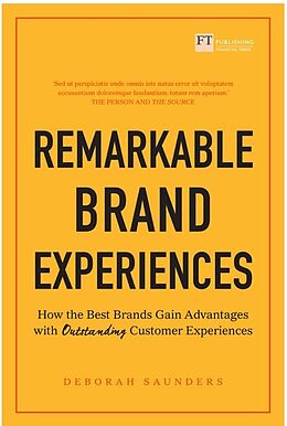 Couverture cartonnée Remarkable Brand Experiences de Deborah Saunders