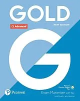 Kartonierter Einband (Kt) Gold C1 Advanced New Edition Exam Maximiser with Key von Lynda Edwards, Jacky Newbrook