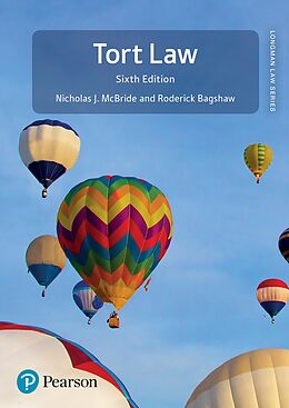 eBook (epub) Tort Law de Nicholas J McBride, Roderick Bagshaw