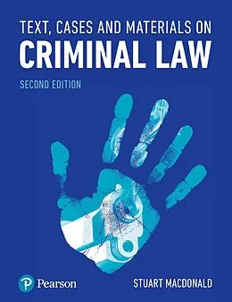 E-Book (pdf) Text, Cases and Materials on Criminal Law von Stuart Macdonald