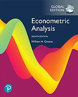 Couverture cartonnée Econometric Analysis, Global Edition de William Greene