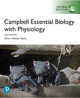Couverture cartonnée Campbell Essential Biology with Physiology, Global Edition de Eric J. Simon, Jean L. Dickey, Jane B. Reece