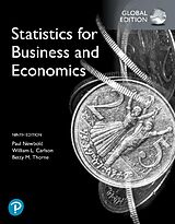 E-Book (pdf) Statistics for Business and Economics, Global Edition von Paul Newbold, William L. Carlson, Betty Thorne