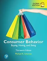 eBook (pdf) Consumer Behavior: Buying, Having, and Being, Global Edition de Michael R. Solomon