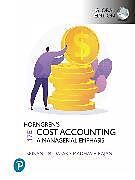 Couverture cartonnée Horngren's Cost Accounting, Global Edition de Srikant M. Datar, Madhav V. Rajan