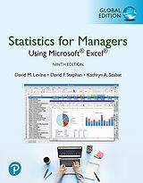 eBook (epub) Statistics for Managers Using Microsoft Excel, Global Edition de David M. Levine, David F. Stephan, Kathryn A. Szabat
