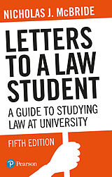 Couverture cartonnée Letters to a Law Student de Nicholas McBride, Nicholas J McBride